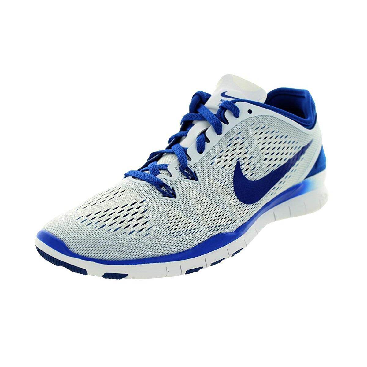 Nike Women`s Free 5.0 TR Fit 5 Training Shoes White/Game Royal