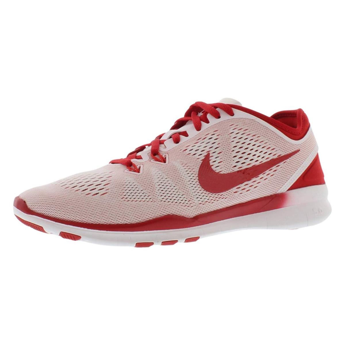 Nike Women`s Free 5.0 TR Fit 5 Training Shoes White/Gym Red