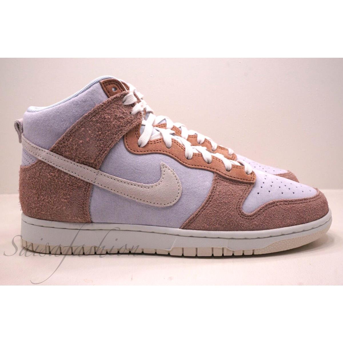 Nike Dunk High Retro Premium Fossil Rose DH7576 400 Men`s Sz 6 Women`s Sz 7.5 - Pink