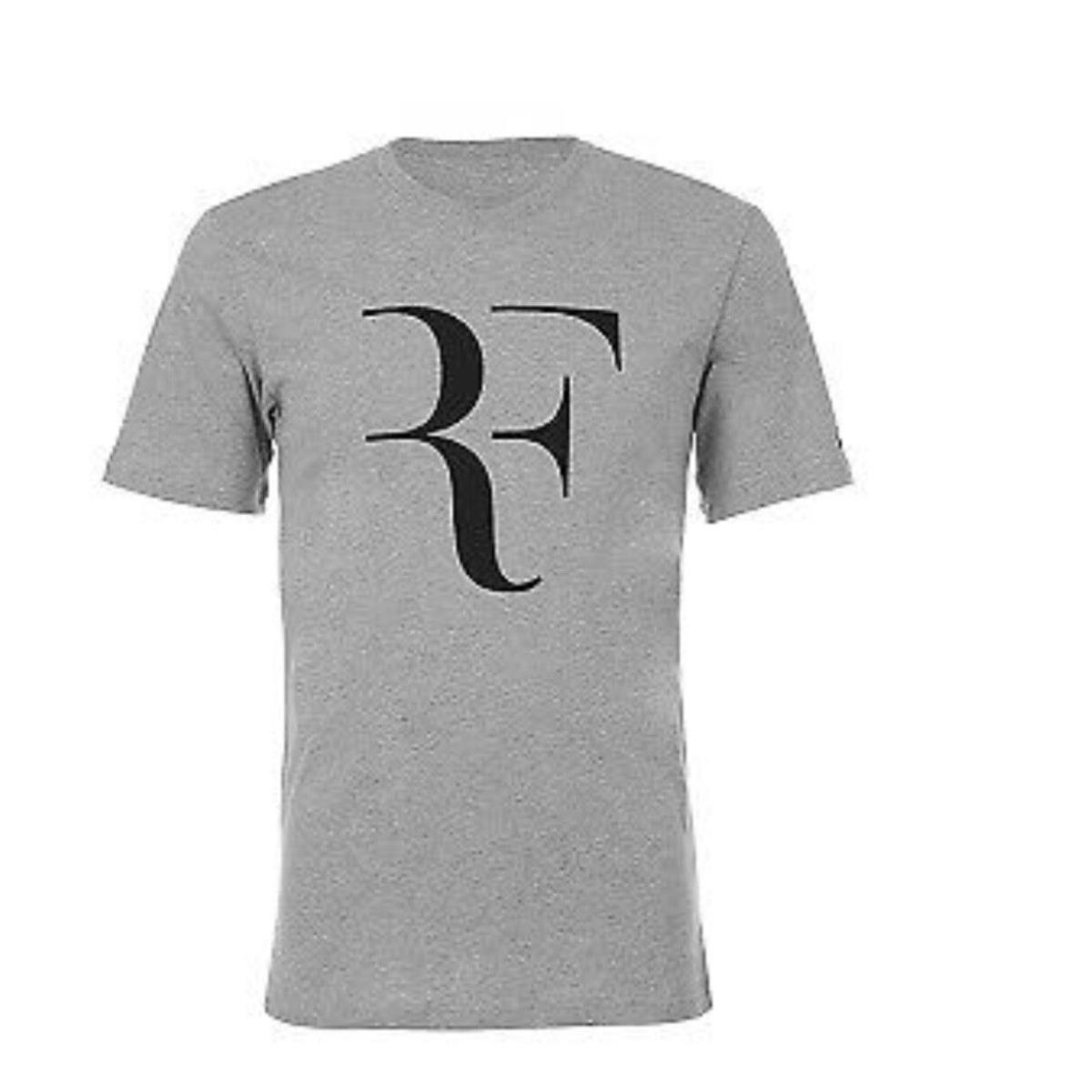Nike Roger Federer Court RF Tennis Shirt Gray-black 2009 Rare 363675-064 XL