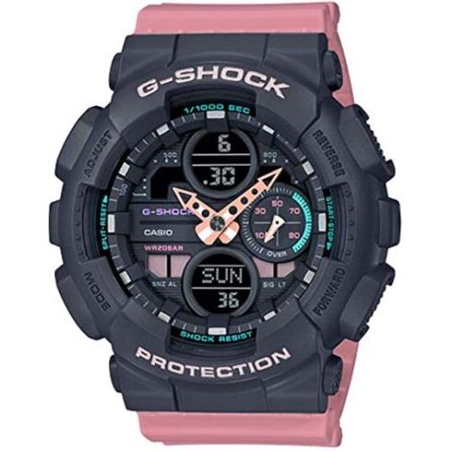 Casio G-shock Men`s Quartz Analog-digital Resin Strap GMA-S140-4ADR Watch