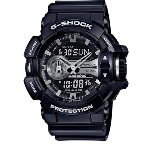 Casio G-shock Analog Digital Black Resin Round Men`s INT-GA-400GB-1ADR Watch