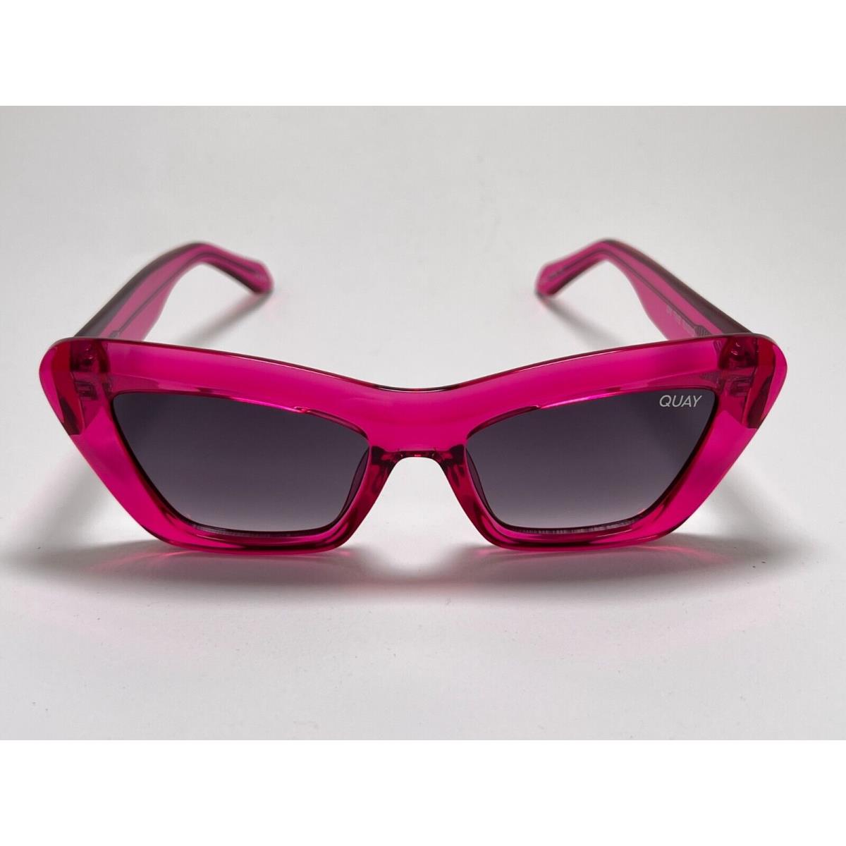 Quay ON The Radio Cat Eye Sunglasses Pink/smoke 54-19-150 59277
