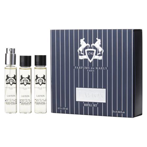 Parfums de Marly Layton Travel Refill Set 3 x 0.33 oz 10 ml Edp Spray