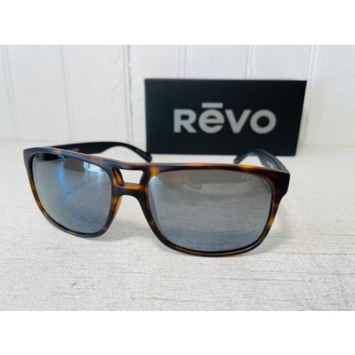 Revo RE1019 02 GY Holsby Matte Dark Tortoise w Polarized Grey Lenses Suns