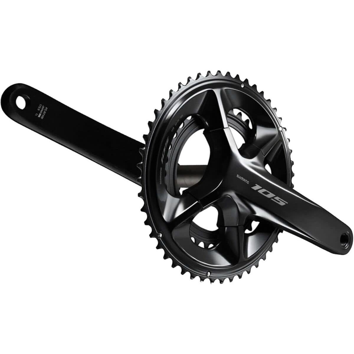 Shimano 105 Hollowtech II FC-R7100 2x12-Speed 50x34T 170mm/172.5mm Bike Crankset