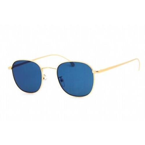 Paul Smith PSSN008V2S Arnold V2 004 Sunglasses Matte Gold Frame Blue Lenses 51mm
