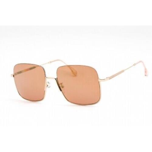 Paul Smith PSSN02855 Cassidy 003 Sunglasses Rose Gold Frame Brown Lenses 55mm - Frame: Rose Gold, Lens: Brown