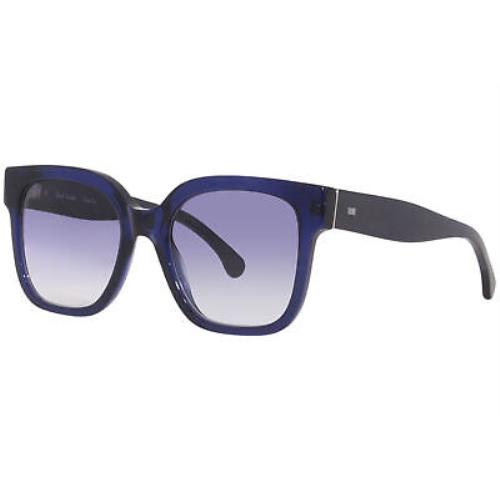 Paul Smith Delta PSSN046 03 Sunglasses Women`s Crystal Blue/blue Gradient Lenses