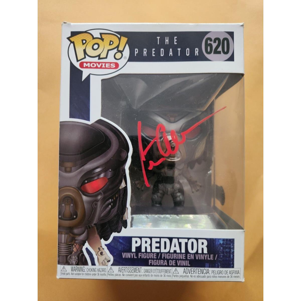 Peter Cullen Signed Autographed The Predator Funko Pop Coa Bas Beckett BH88033