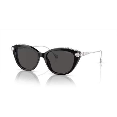 Swarovski 0SK6010 103887 Black-dark Grey Lens Sunglasses 53MM