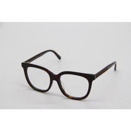 Stella Mccartney Eyeglasses SC0099OA 002 Square Havana Unisex Eyewear