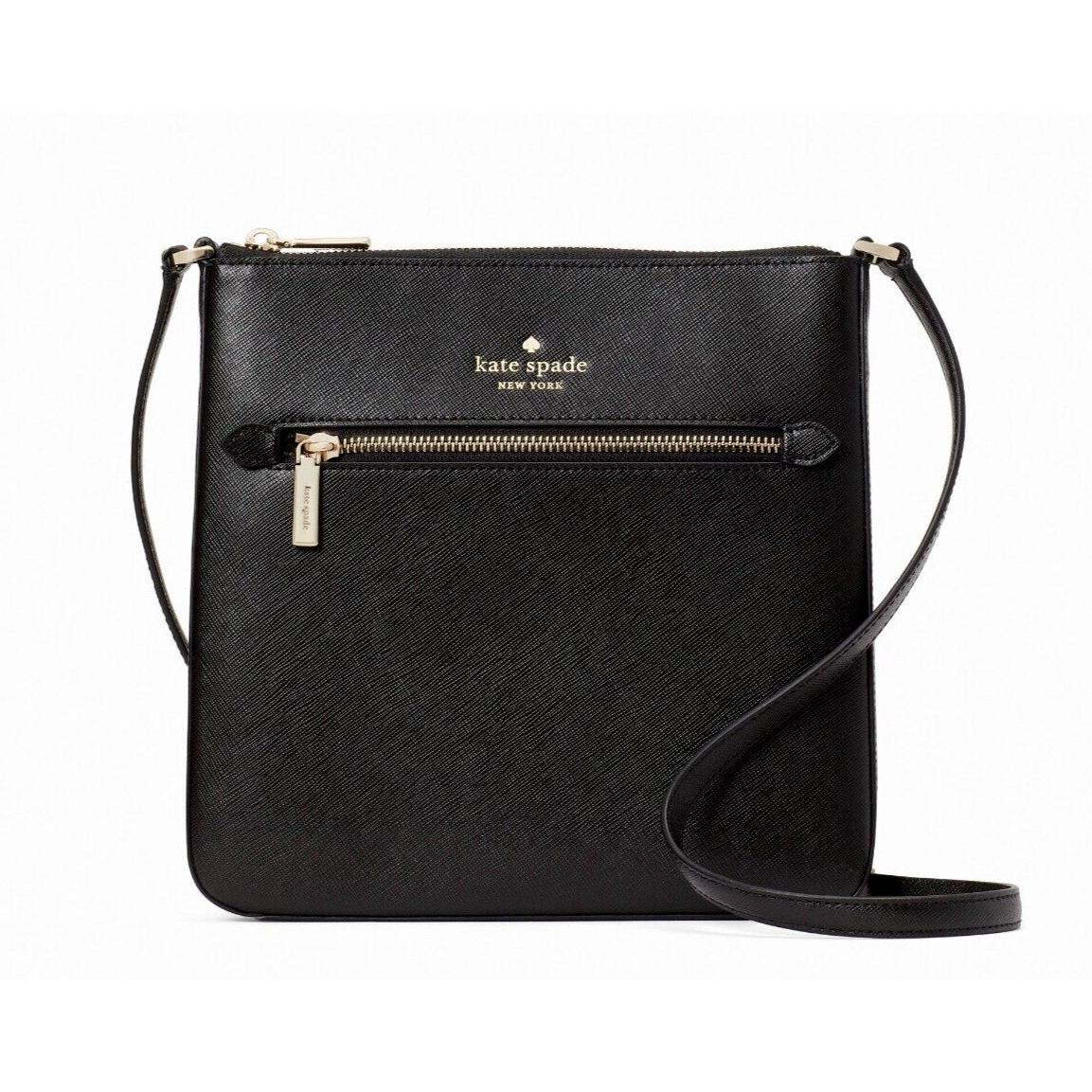 New Kate Spade Sadie North South Crossbody Black with Dust Bag