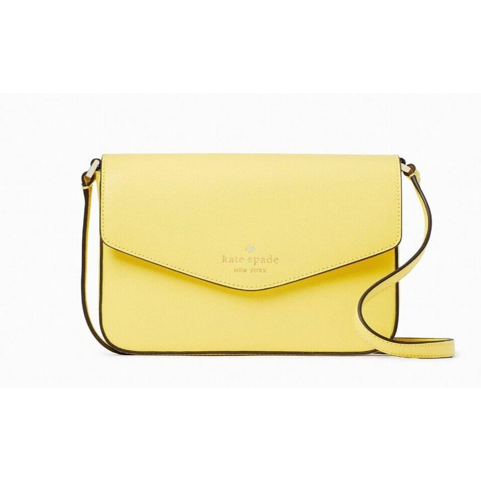 New Kate Spade Sadie Envelope Crossbody Yuzu Jam with Dust Bag