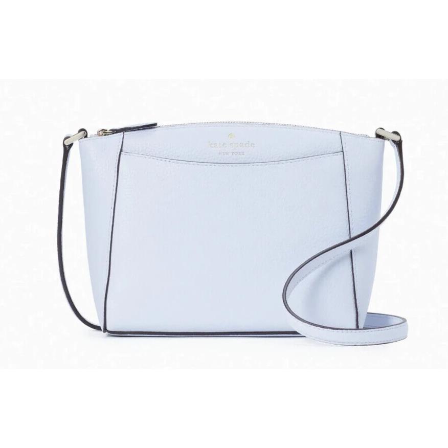 New Kate Spade Monica Pebbled Leather Crossbody Taro Milk / Dust Bag