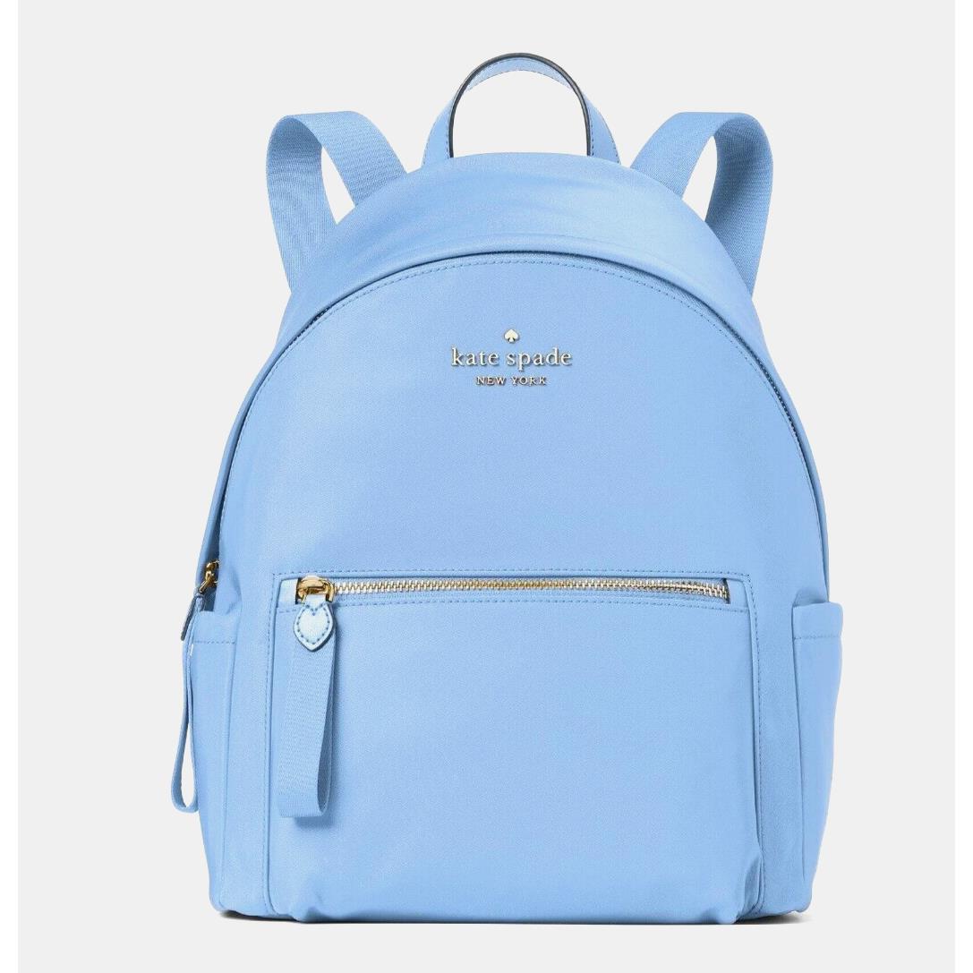 New Kate Spade Chelsea Medium Backpack The Little Better Cornflower / Dust Bag