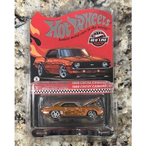 Hot Wheels 2022 Rlc Slections Series 1969 Camaro SS - Real Riders Red Line Club