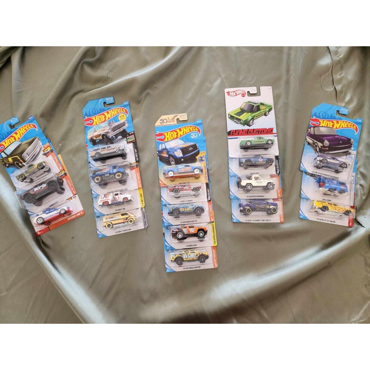 Hot Wheels Collectables: Set of 19