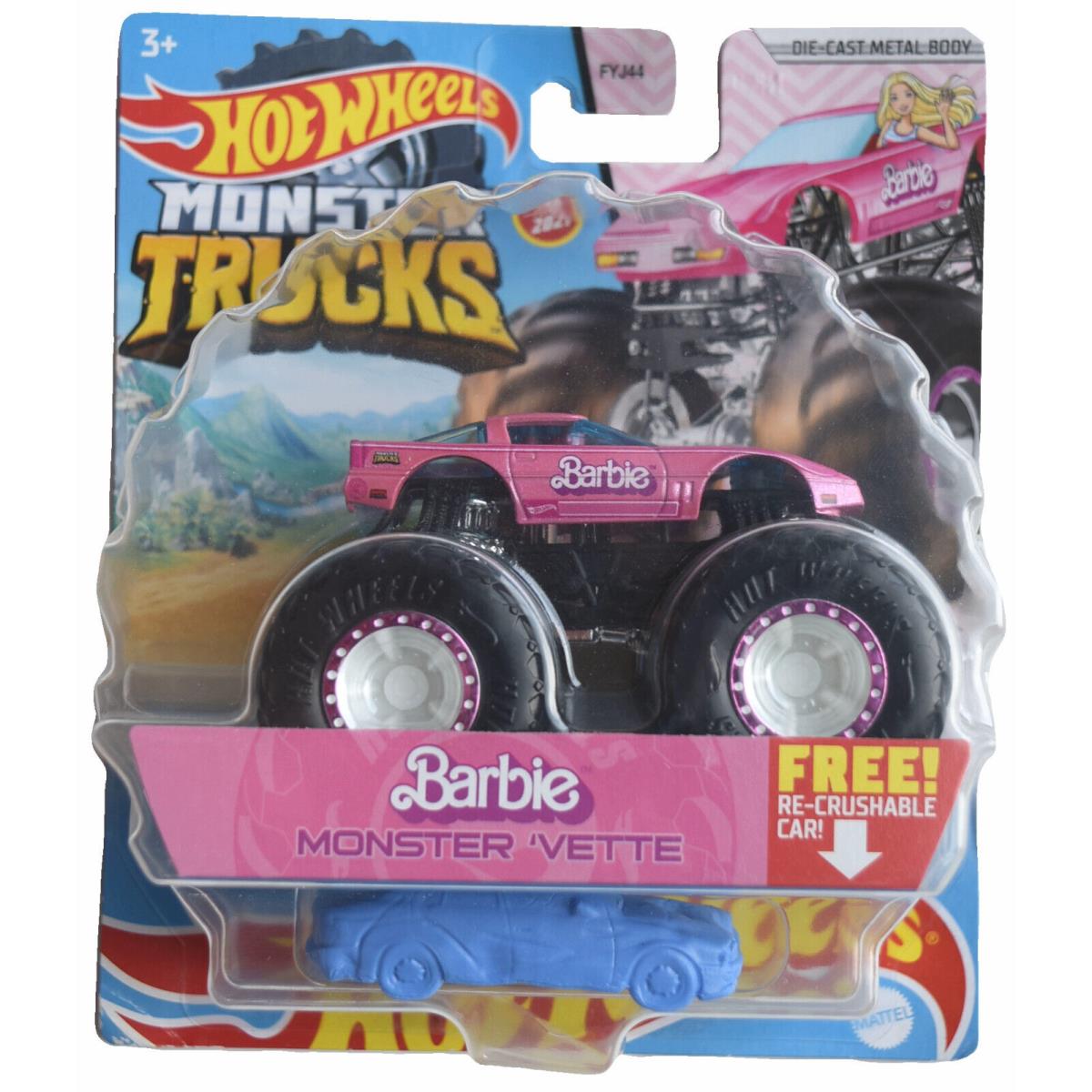 Hot Wheels Monster Truck Barbie Monster `vette
