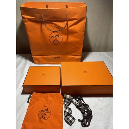 Hermes - Empty - Gift Box with Shopping Gift Bag