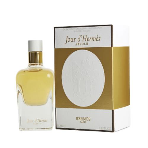 Jour D`hermes Absolu by Hermes 2.87 oz Edp Perfume For Women