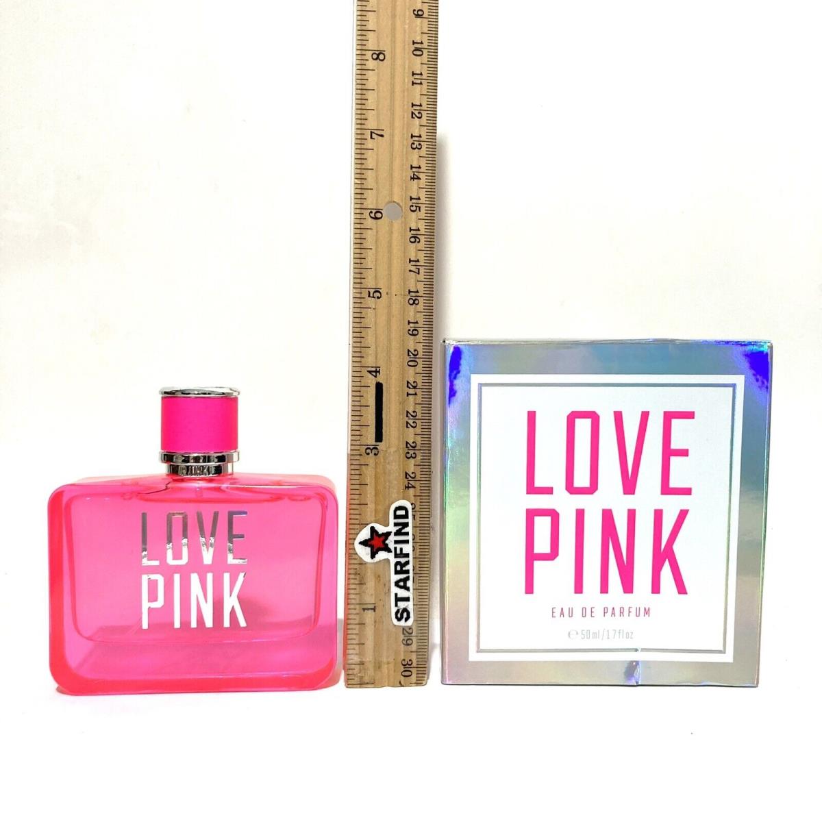 Victoria`s Secret Love Pink Eau De Parfum Edp Perfume Fragrance 1.7 oz /50 ml