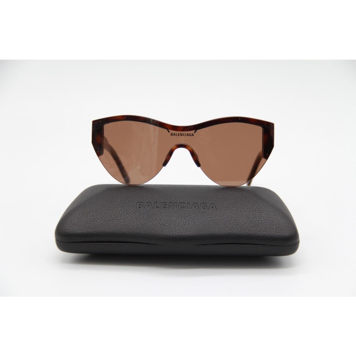 Balenciaga BB0004S 007 Havana Brown Unisex Sunglasses