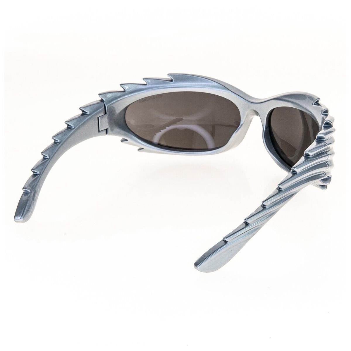 Balenciaga Adidas 0255 Silver 003 Fashion Spike Mask Wrap Sunglasses BB0255S