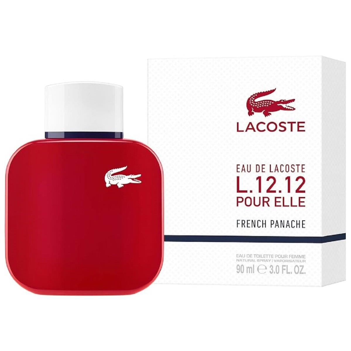 L.12.12 French Panache Lacoste 3.0 oz Eau de Toilette Women Perfume Spray