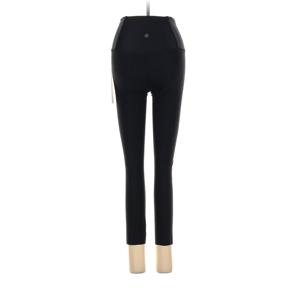 Lululemon Athletica Black Zoned In HR Crop 23 Leggings - US 4