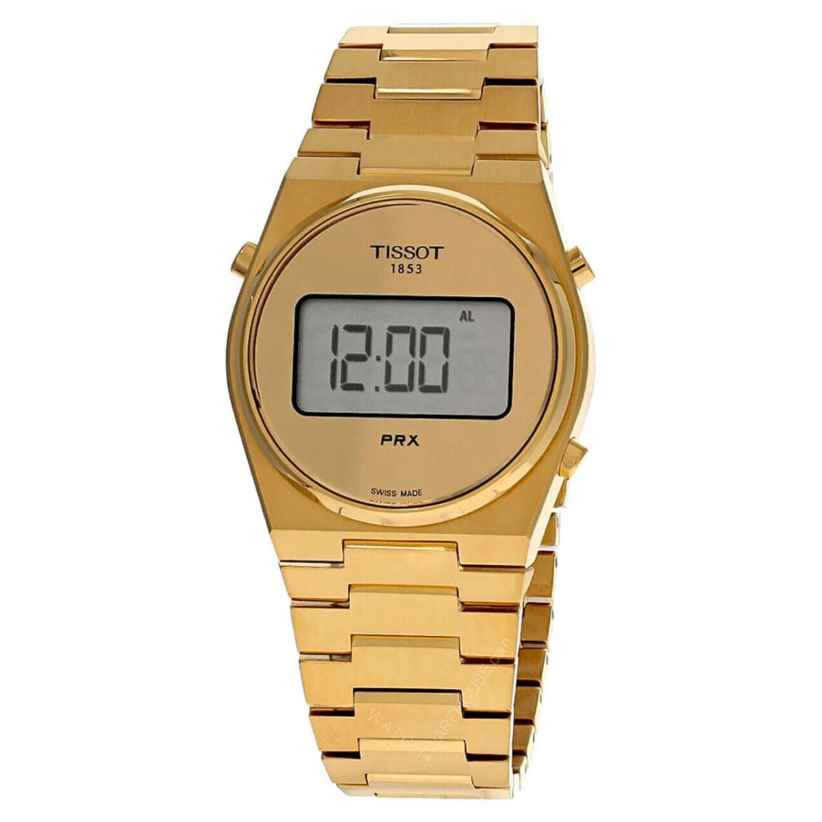 Tissot Prx Digital Quartz Gold 35MM SS Unisex Watch T137.263.33.020.00