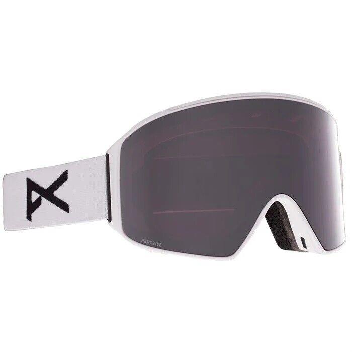 Anon M4 Cylindrical Mfi Goggles + Bonus Lens - White / Perceive Sunny Onyx