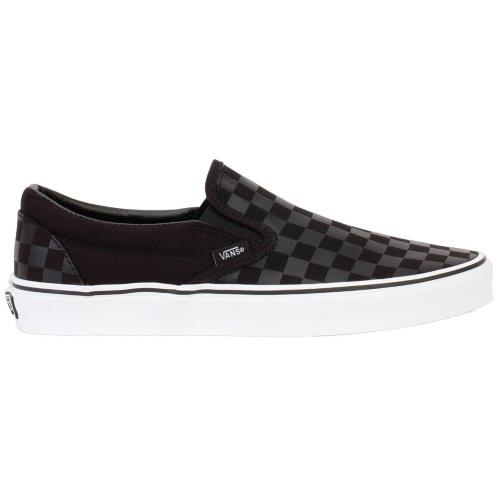 Vans Unisex Classic Slip-on Color Theory Checkerboard Skate Shoes Canvas Sneaker Checkerboard Black/Black