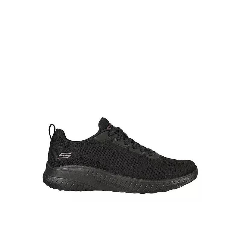 Skechers Bobs Sport Squad Chaos Women`s Slip In Slip Ons Shoes Sneaker Black Chao Face OFF