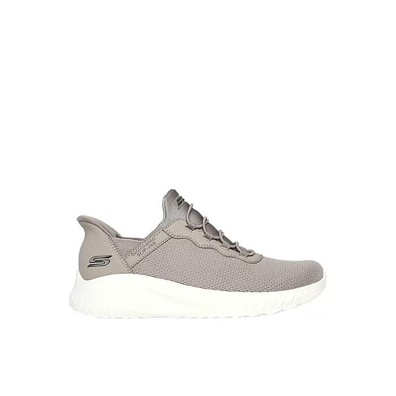 Skechers Bobs Sport Squad Chaos Women`s Slip In Slip Ons Shoes Sneaker Taupe