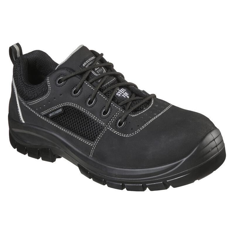Skechers Men`s 200001 Trophus Steel Safety Toe Occupation Industrial Work Shoes