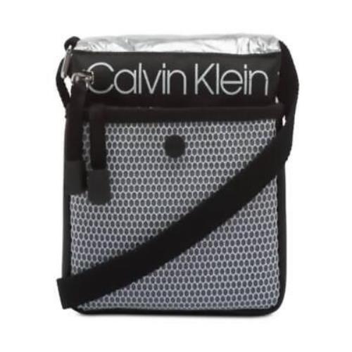 Calvin Klein Women`s Tabbie Crossbody Bag Black - Silver One Size - Exterior: black - silver