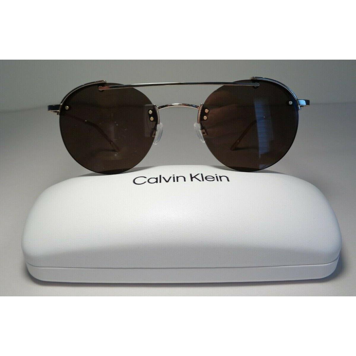 Calvin Klein CK20133S Shiny Gold Men`s Sunglasses