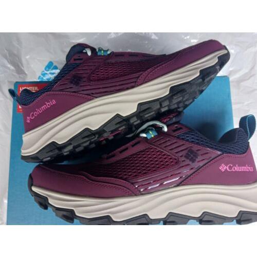 Columbia Hatana Breathe Womens Premium Trail Hiking Shoes US Size 10.0 Maroon