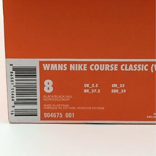 Nike shoes Course Classic Golf - Black, Manufacturer: Black 5