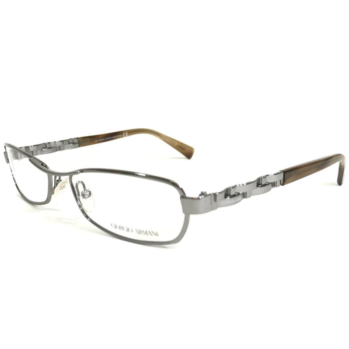 Giorgio Armani GA591 6LB Silver Rectangular Metal Eyeglasses Frames 52-16-135