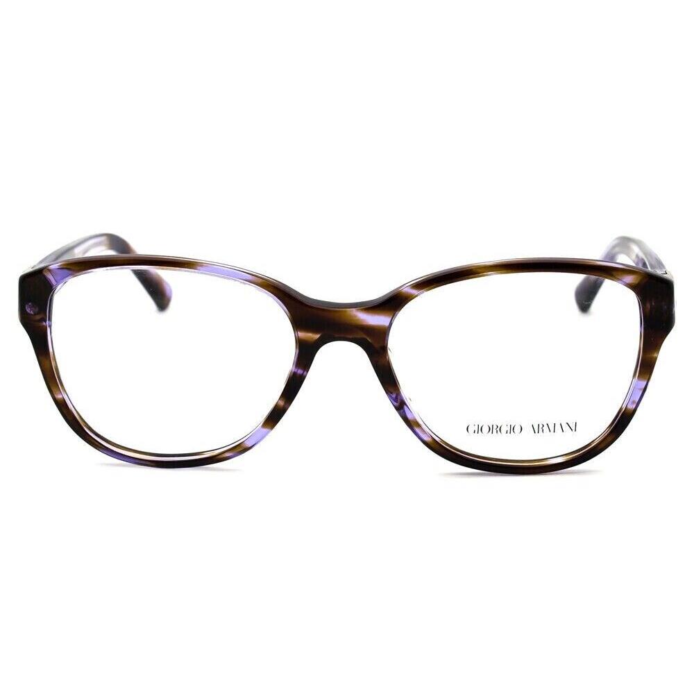 Giorgio Armani AR7034 5242 Brown/purple Striped Eyeglasses Frame 54-18-140