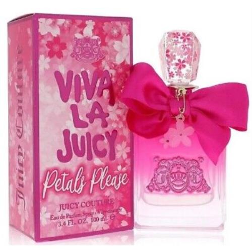 Viva LA Juicy Petals Please Juicy Couture 3.4 oz Edp Women Perfume Spray