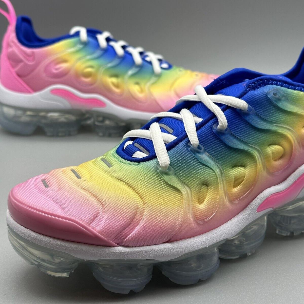 Nike Air Vapormax Plus Rainbow Pink Green Blue Yellow FJ4550 606 Womens Shoe SporTipTop