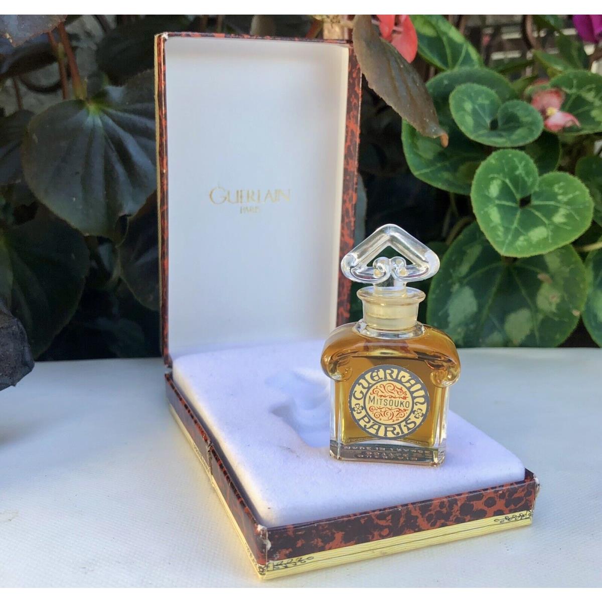 Vintage Mitsouko Guerlain Parfum Extrait .25oz Mini Perfume Presentation Boxed