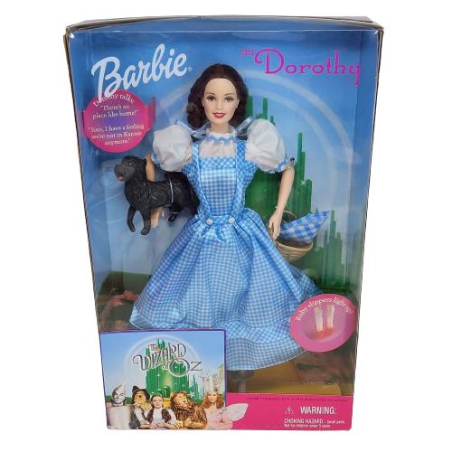 Vintage 1999 Mattel Barbie AS Dorothy The Wizard OF OZ Doll 22014 Box