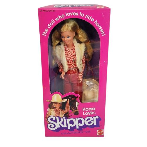 Vintage 1982 Horse Lovin Skipper Barbie Doll IN Box Mattel 5029