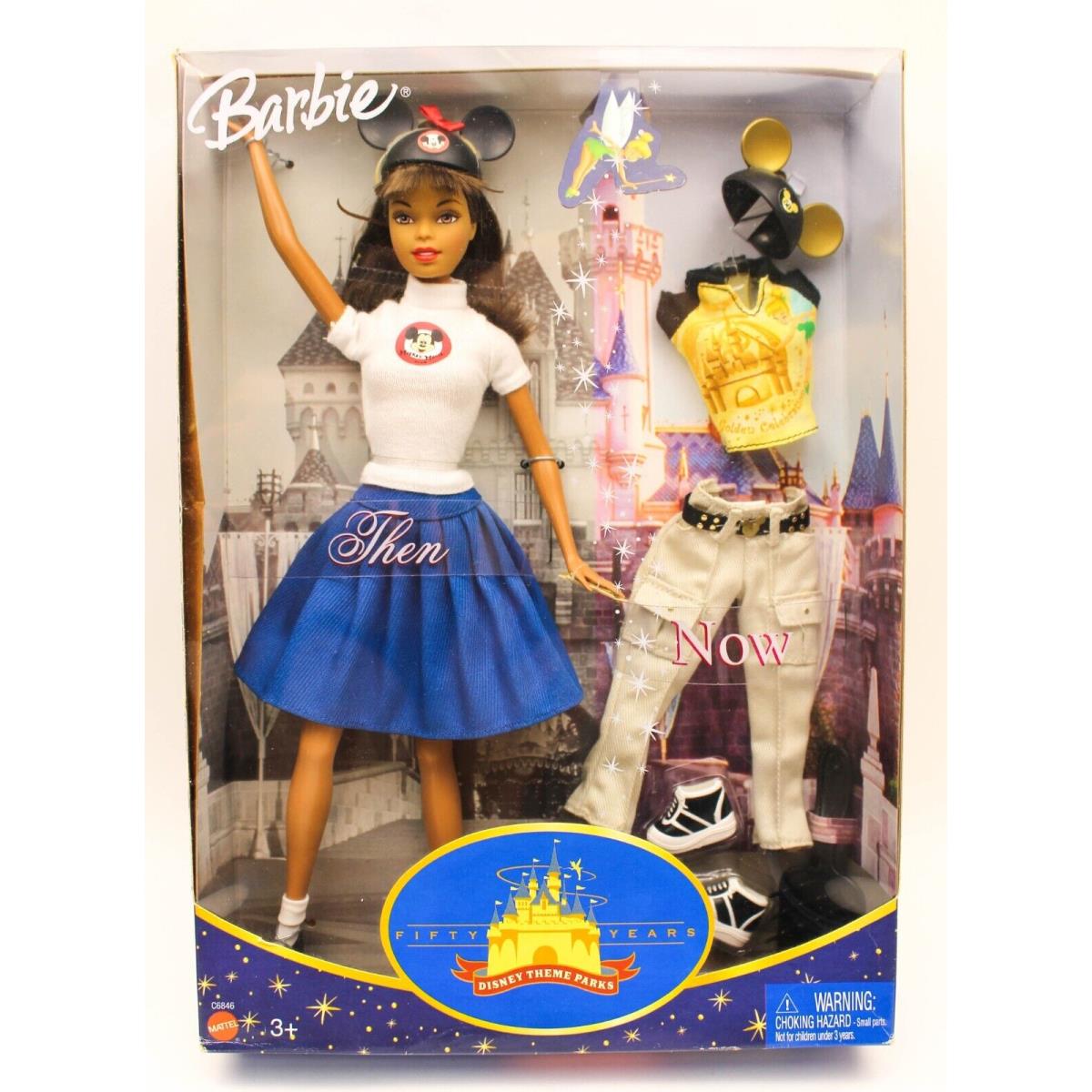 Disney 50th Anniversary Then Now Barbie Mouseketeer Doll African American Nrfb