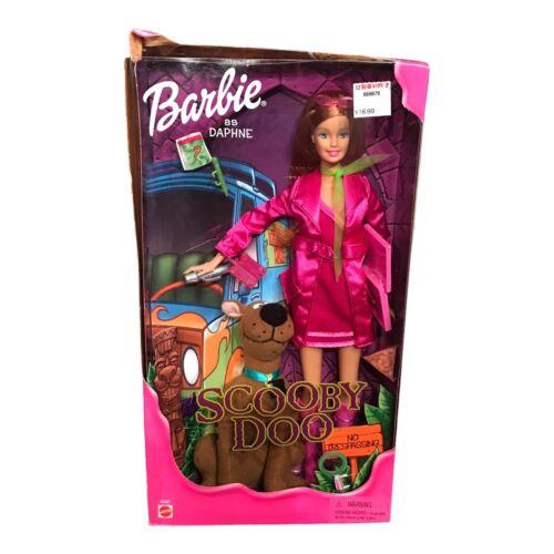 Barbie as Scooby Doo`s Daphne Cartoon Network Doll 2002 Mattel 55887 - Red Doll Hair, Varies Doll Eye