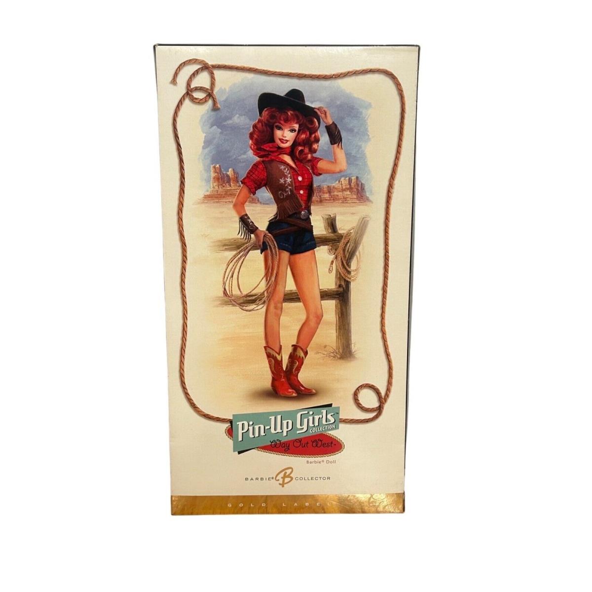 Barbie Gold Label Pin-up Girls Collection Way Out West Barbie Doll J0934 Mattel